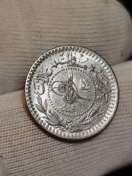 Sultan Reşat 1327/4 Nikel 5 Para Çil