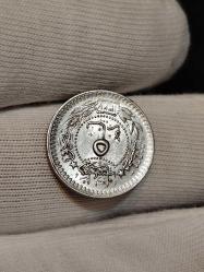 Sultan Reşat 1327/4 Nikel 5 Para Çil