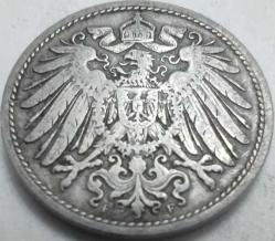 Almanya 1898 F 10 Pfennig - Nadirlik 