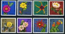 Koleksiyon Pulları,1981 POLONYA 8 Pulluk Damgasız Tam Seri Çiçekler Serisi,Kia-93