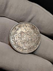 Sultan Reşat 1427/6 Mısır Baskı Gümüş 5 Kuruş Çil