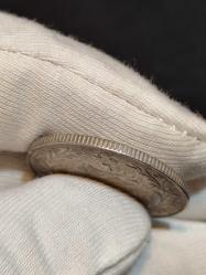 Sultan Reşat 1427/6 Mısır Baskı Gümüş 5 Kuruş Çil