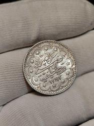 Sultan Abdülhamit 1293/32 Gümüş 5 Kuruş Çil