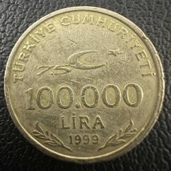 Türkiye 100.000 Lira 1999. 100 Bin