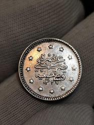 Sultan Reşat 1327/2 Gümüş 1 Kuruş Çil