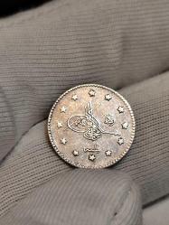 Sultan Reşat 1327/2 Gümüş 1 Kuruş Çil