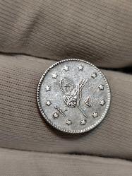 Sultan Reşat 1327/2 Gümüş 1 Kuruş Çil