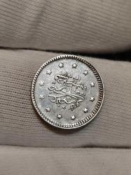Sultan Reşat 1327/2 Gümüş 1 Kuruş Çil