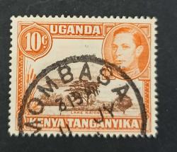 İngiliz Sömürgesi Kenya Uganda ve Tanganika_ 1938 _ damgalı