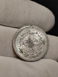 Sultan Reşat 1327/4 Nikel 40 Para Çil