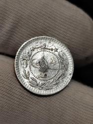 Sultan Reşat 1327/5 Nikel 5 Para Çil