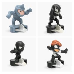 Kinder Marvel Spiderman Örümcek Adam Figürü Kinder Sürpriz Yumurta Mini Figür Oyuncak Tam Set 8 Adet