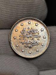 Sultan Abdülhamit 1293/33 Gümüş 1 Kuruş Çil