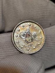 Sultan Abdülhamit 1293/33 Gümüş 1 Kuruş Çil