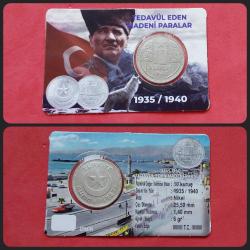 FOLDERLİ 1940 YILI 10 KURUŞ