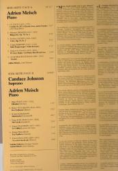 1988 BASKI KLASİK  MÜZİK 33 LÜK PLAK - İMZALI PLAK - ADRIEN MEISCH CANDANCE JOHNSON