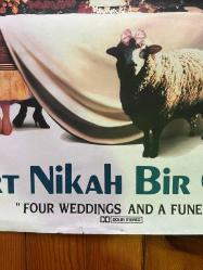Dört Nikah Bir Cenaze / Four Weddings and a Funeral (1994) Orijinal Türkçe Sinema Afişi – Hugh Grant, Andie MacDowell