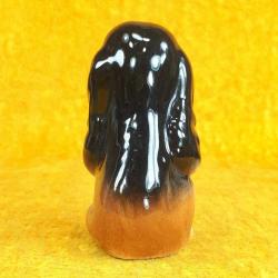 VINTAGE AVRUPA EL BOYAMA YAVRU KÖPEK SERAMİK BİBLO