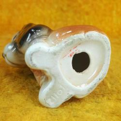 VINTAGE AVRUPA EL BOYAMA YAVRU KÖPEK SERAMİK BİBLO