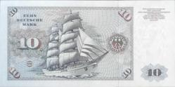 Almanya 10 mark 1980 çil. ( Copyright Yazısı olmayan)