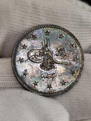 Sultan Abdülhamit 1293/33 Gümüş 2 Kuruş Çil