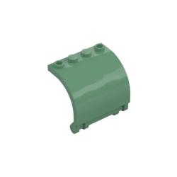 Lego® 18910 Panel - 3x4x3 Kavisli ve Çift Klipsli Menteşe (Kum Yeşili)
