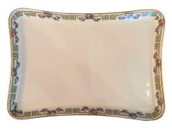 limoges porselen sunum tabağı - 23 cm  16,5 cm