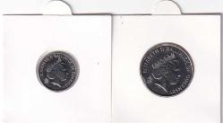 Koleksiyon Ürünü Guernsey 10 Pence 2012 - Elizabeth II. resimli ÇA ikili set