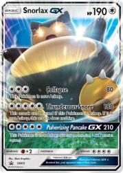 Snorlax GX Pokemon Kart