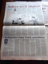 Pazar Postası Gazetesi - Turkish Newspaper - 23 Haziran 1996 - Sayı 131 - Refah Partisi ile iktidar oyunu yazan Mete Belovacıklı  - Osmanlı ve habitat yazan Mehmet Ali Kılıçbay - Türkiye ve Yunanistan yazan Murat Belge - 21. Yüzyıl politikasız mı olacak yazan Canan Barlas - Mecelle ve hukuk birliği yazan Taha Akyol - bayanlar tenis şöleni  - ben de Don Kişot'u severim yazan Kazım Berzeg - yine yeni sol yazan Naki Özkan - yeni sol ve Türk Solu yazan Ömer Servet - asker sivil ilişkisi yazan Sami Kohen - balkanlardaki Türk azınlıkları yazan Faruk - nükleer pislik nükleer güçten pahalı yazan Dinçer Güner - balede caz yorumları - Habitat filmleri ve sezonun diğer ilginç filmleri yazan Ahmet Mithat - iyi niyet elçisi piyanist Ivo Pogorelich İstanbul'da - borsada Yükseliş sinyalleri - Ve ilahlar modayı yarattı - Neslihan Yargıcı - Yıldırım Mayruk - Cemil İpekçi - İngiltere'nin keşfettiği deha Rıfat Özbek - en iyi 10 hisse - Emsan 26.56 - Kent ya da city fotoğraflarla kent öyküsü - Çetinkaya