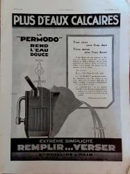 Reklam - PERMODO (Vintage Su Filtresi, 1930 Senesi)