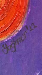 Yağmur 12 imzalı dev boyda yağlı boya