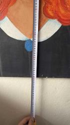 Yağmur 12 imzalı dev boyda yağlı boya