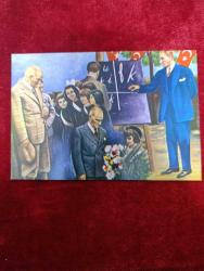 Dönem ürünü kullanılmamış Mustafa Kemal Atatürkkartpostal