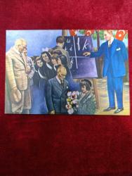 Dönem ürünü kullanılmamış Mustafa Kemal Atatürk kartpostal