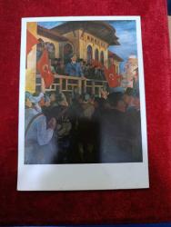 Dönem ürünü kullanılmamış Mustafa Kemal Atatürk kartpostal
