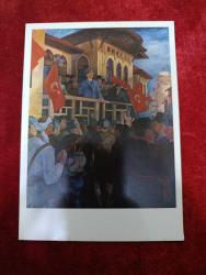 Dönem ürünü kullanılmamış Mustafa Kemal Atatürk kartpostal
