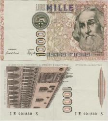 İTALYA 1000 LİRET 1982 MARCO POLO TEMALI. ÇOK ÇOK TEMİZ.