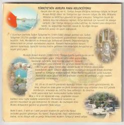 TÜRKİYE CUMHURİYETİ 2004 YILI EURO-TÜRKİYE MADENİ PARA SETİ ÇİL