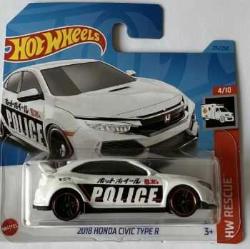 Hot Wheels 2018 Honda Civic Type R - Police - HKJ21