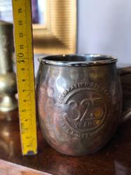 Avrupa Bakır ve Çelikten Nadir Model Bardak