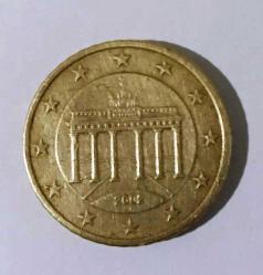 EURO 50 CENT 2002 YILI (ALMANYA) (RESİMDEKİ ÜRÜN GÖNDERİLECEKTİR) (343)