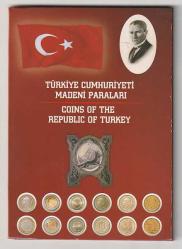 2020 YILI 1-5-10-25-50 KURUŞ VE 1 TÜRK LİRASI TEDAVÜL MADENİ PARA SETİ ÇİL