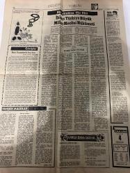 DÜNYA GAZETESİ - DOĞUM GÜNÜ HEDİYESİ (TURKISH NEWSPAPPER) - 4 KASIM 1971 - SADECE TEK YAPRAKTIR -Falih Rıfkı Atay-Harun Karadeniz-Bedii Faik-Kemal Şahir Sunar-Millî menfaatler herşeyin üstündedir-B. Amerika ile resmî haşhaş görüşmelerine dün başlandı-TRT Yönetim Kurulunda da İpekçi’nin tutumu kınandı-İçki ve sigara zamları açıklandı-Kahire Operası kül oldu-Toprak Reformu Komisyonu 12 Kasımda toplanacak-Harun Karadeniz Rus ataşesi ile görüştüğünü itiraf etti-Avrupa banka yöneticileri Brüksel’de toplandı-İngiltere’deki asıllı Kıbrıslı iki Rum gözaltına alındı-İlaç fabrikası kurma yetkisi komisyonda incelenecek-Üç ayda 18 bin aboneye yeni telefonlar verildi-Orta öğretimde disiplin yönetmeliği yürürlüğe girdi-Gençler için kültür merkezi açıldı-İkinci Türkiye Büyük Millet Meclisi Hükümeti-Hür düşünce Hür fikir-Görüşler-Batı Karadeniz kıyıları-Venedik macerası-Pratik bilgiler-Dekolte giyim hoş karşılanır mı-Boşanmış eşlerin çocukları hayatta başarısız mı olurlar-Ağız sağlığına önem veriyor m