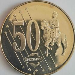 SPECIMEN   SLOVAKYA    2003     50   EURO CENT   DENEME PARASI