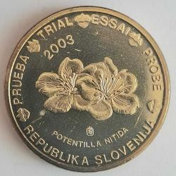 SPECIMEN   SLOVENYA     2003      10  EURO CENT    DENEME PARASI