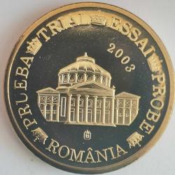 SPECIMEN   ROMANYA      2003     10  EURO CENT    DENEME PARASI