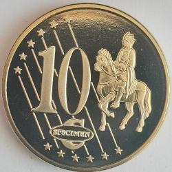 SPECIMEN   ROMANYA      2003     10  EURO CENT    DENEME PARASI