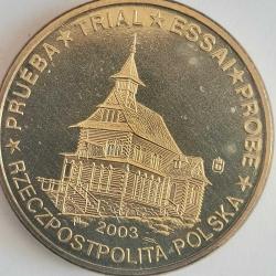 SPECIMEN  POLONYA    2003   10  EURO CENT    DENEME PARASI