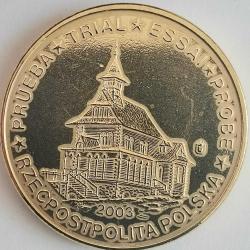 SPECIMEN  POLONYA    2003    20   EURO CENT    DENEME PARASI